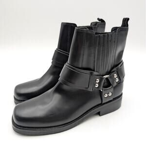 Marc Fisher Mizzie Chelsea Boots Square Toe Women's Black Size US6M EU36.5